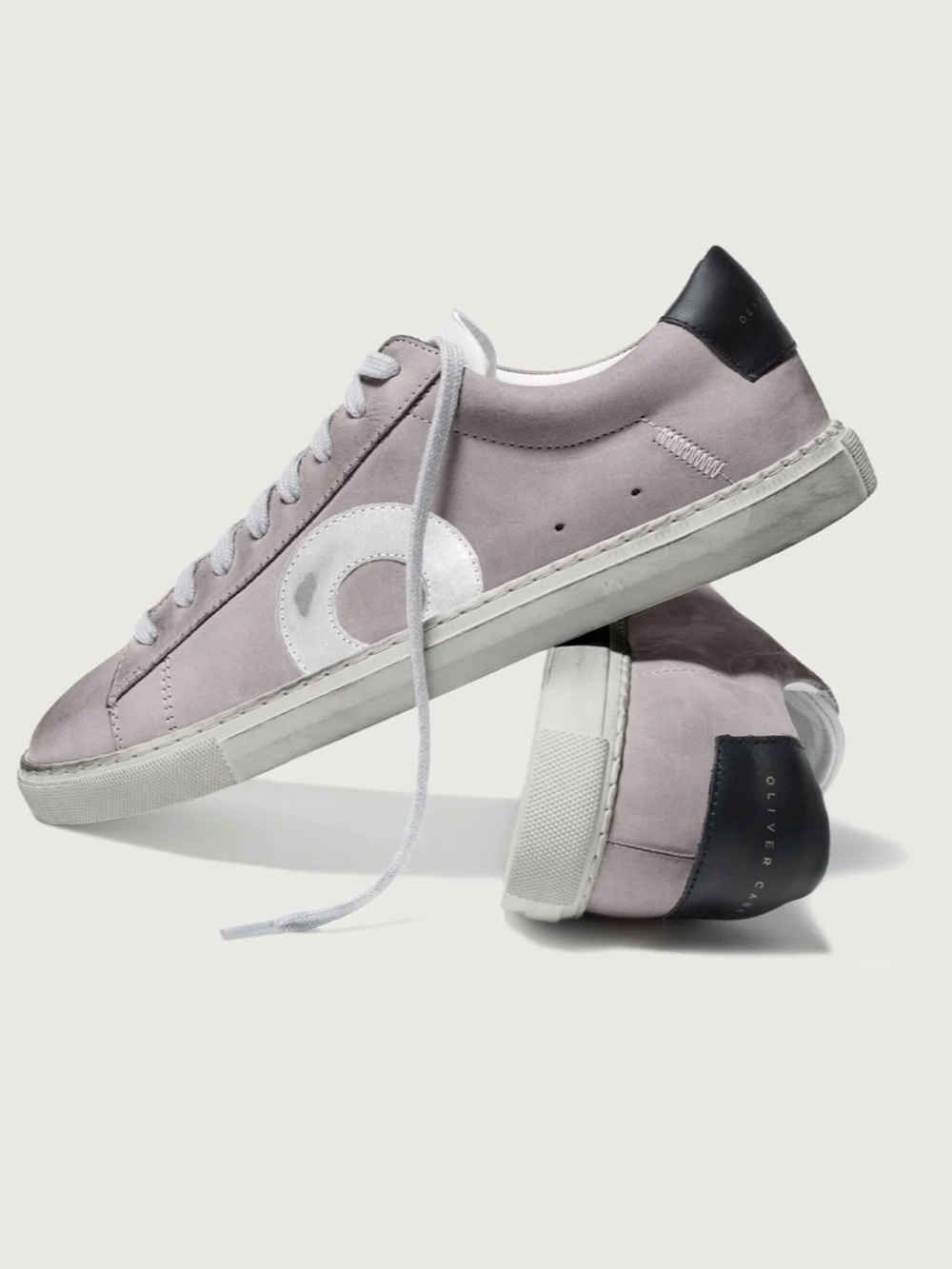 Oliver Cabell Men’s Low 1 Leather Sneakers Fog